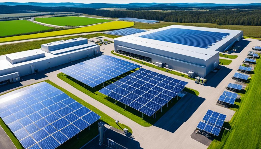 renewable energy use by leading manufacturers