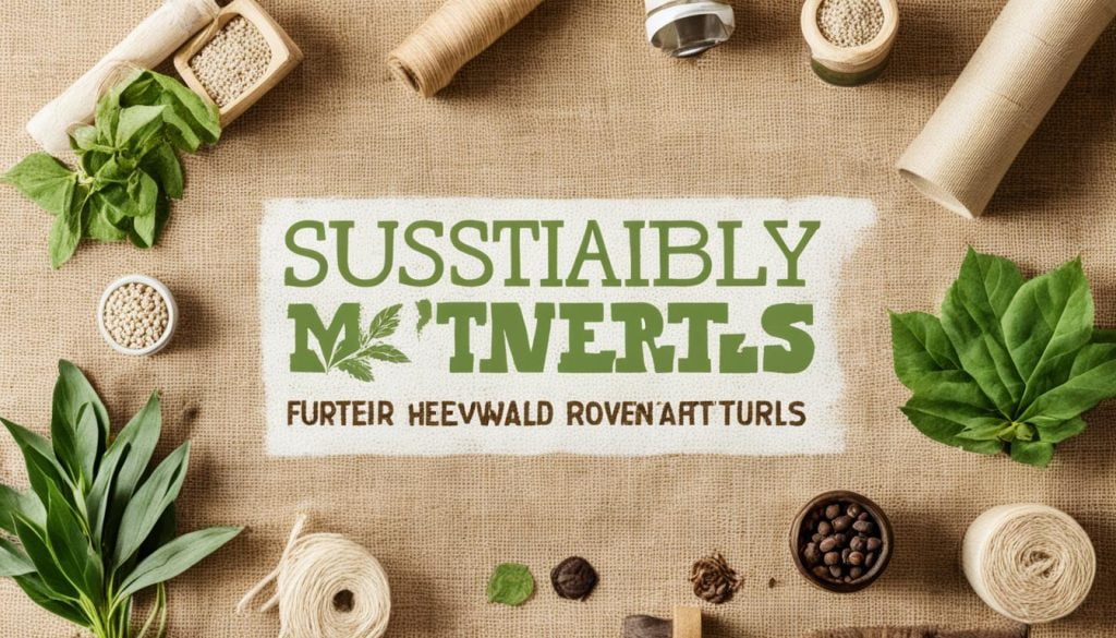 sustainable materials